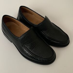 Steeple Gate Made in Brazil Men’s Leather Black Slip On Loafer Size 9